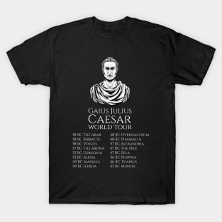 Julius Caesar World Tour - Ancient Roman History - SPQR T-Shirt